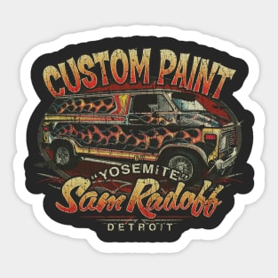 Custom Paint by Sam Radoff 1976 Sticker